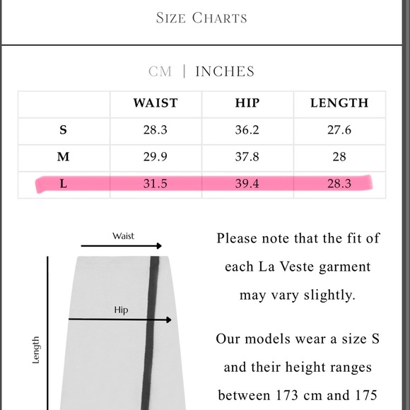 La Veste Green Pareo Terry Skirt - L - Picture 9 of 9